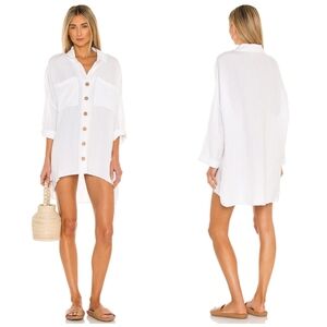 NWOT  Show Me Your MuMu Johns Button Down Shirt Sz M